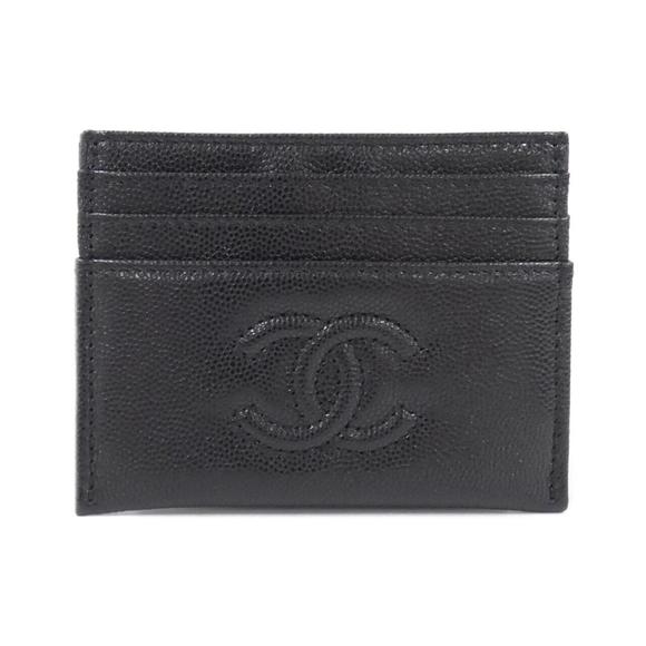 CHANEL Black Card Holder - Picture 1 of 3